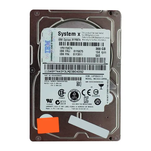IBM 81Y9675 | 300GB 15000RPM SAS 6Gb/s 2.5-Inch Hard Drive Refurbished -  refurbished available on Gotodirect