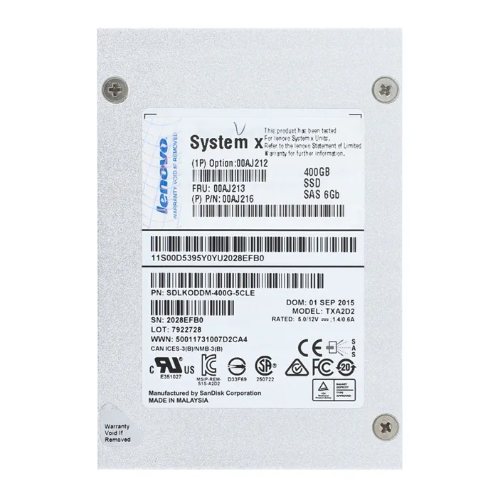 IBM 00AJ216 | 400GB SAS 6Gb/s 2.5-Inch Solid State Drive Refurbished -  refurbished available on Gotodirect