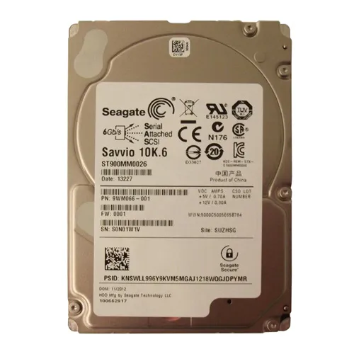 Buy Seagate 9WM066-001 | Savvio 10K.6 Series 900GB 10000RPM SAS 6Gb/s 64MB Cache (SED) 2.5-Inch Hard Drive Refurbished - $135.00 Seagate 9WM066-001 | Savvio 10K.6 Series 900GB 10000RPM SAS 6Gb/s 64MB Cache (SED) 2.5-Inch Hard Drive Refurbished - Seagate refurbished available on Gotodirect