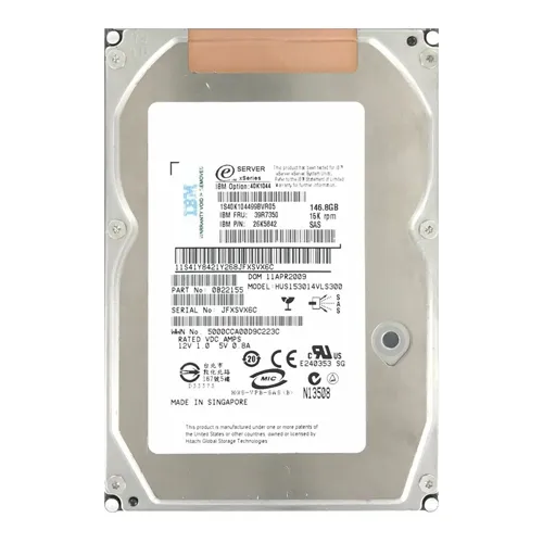 Hitachi 0B22155 | Ultrastar 15K300 147GB 15000RPM SAS 3Gb/s 16MB Cache 3.5-Inch Hard Drive Refurbished -  refurbished available on Gotodirect