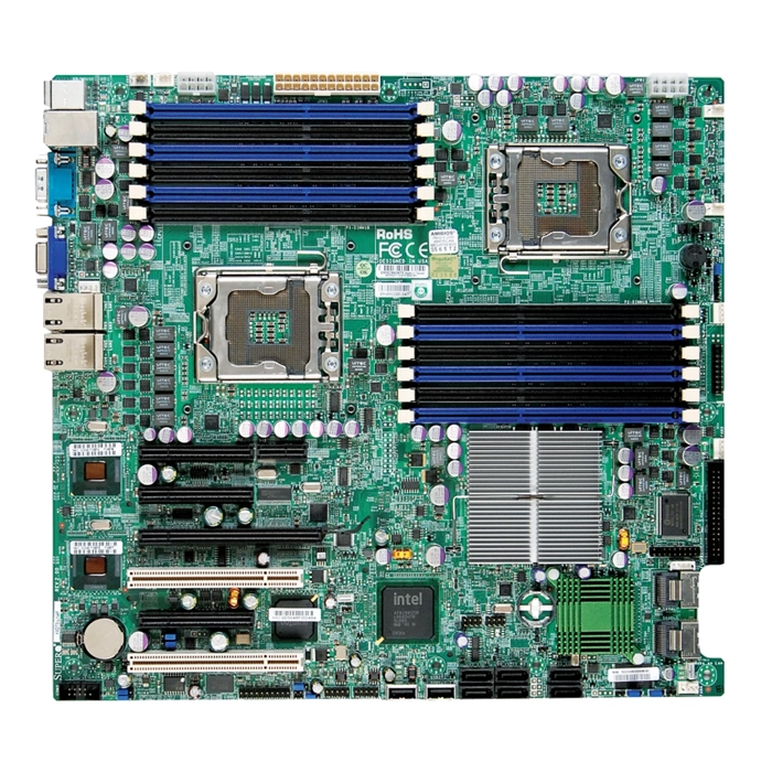 Supermicro MB-X8DT3LF | X8DT3-LN4F Dual Socket LGA 1366 Intel 5520 Chipset Intel Xeon 5600/5500 Series Processors Support DDR3 12x DIMM 6x SATA2 3.0 Refurbished -  refurbished available on Gotodirect