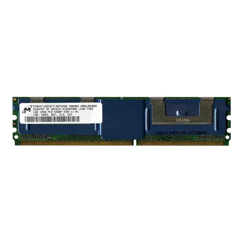 Buy Micron MT9HTF12872FY-667 | 1GB DDR2-667MHz PC2-5300 ECC Fully Buffered FB-DIMM CL5 1Rx8 1.8V 240-Pin Memory Module Refurbished - $91.85 Micron MT9HTF12872FY-667 | 1GB DDR2-667MHz PC2-5300 ECC Fully Buffered FB-DIMM CL5 1Rx8 1.8V 240-Pin Memory Module Refurbished - refurbished available on Gotodirect