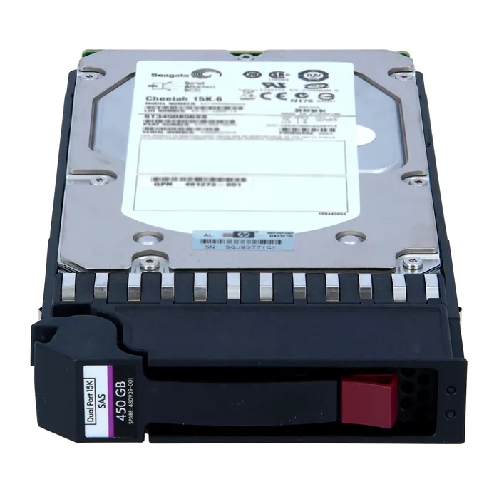 HP 480939-001 | 450GB 15000RPM SAS 6Gb/s 16MB Cache 3.5-Inch Hard Drive for SAN Storage Array Refurbished - Hewlett-Packard (ou HP en abrégé) refurbished available on Gotodirect