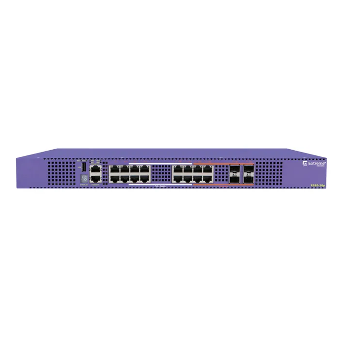 Extreme Networks X620-16P | Switching X620 Series 12 100Mb/1Gb/2.5Gb/5Gb/10GBASE-T PoE 16-port PoE+ Switch Refurbished -  refurbished available on Gotodirect