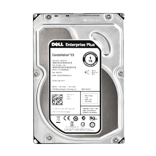 Dell 62VY2 | 1TB 7200RPM SAS 6Gb/s Hot-Swappable 3.5-Inch Nearline Hard Drive for EqualLogic Storage Array Refurbished - Dell refurbished available on Gotodirect
