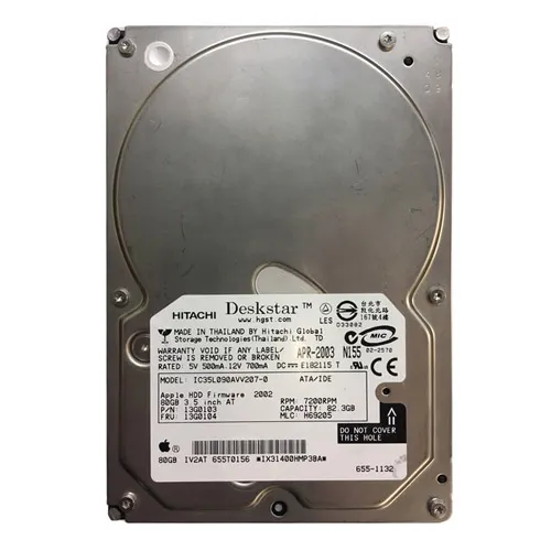 Hitachi IC35L090AVV207-0 | Deskstar 180GXP Series 80GB 7200RPM IDE Ultra ATA/100 (ATA-6) 2MB Cache 3.5-inch Hard Drive Refurbished -  refurbished available on Gotodirect