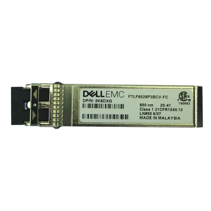 Dell FTLF8528P3BCV-FC | 8Gb/s 8GBase-SW Multi-Mode Fibre 850nm 150m Duplex LC Connector SFP+ Transceiver Module Refurbished - Dell refurbished available on Gotodirect
