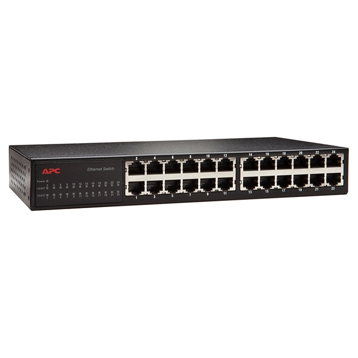 APC AP9224110 | 24-Ports 10/100 Ethernet Switch 24 x 10/100Base-TX LAN Refurbished - APC (this could refer to multiple brands with the same initials, such refurbished available on Gotodirect