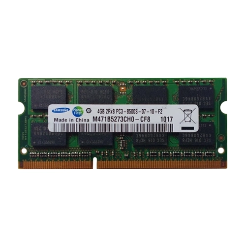 Samsung M471B5273CHO-CF8 | 4GB DDR3-1066MHz PC3-8500 Non-ECC Unbuffered SODIMM CL7 2Rx8 1.5V 204-Pin Memory Module Refurbished - Samsung refurbished available on Gotodirect