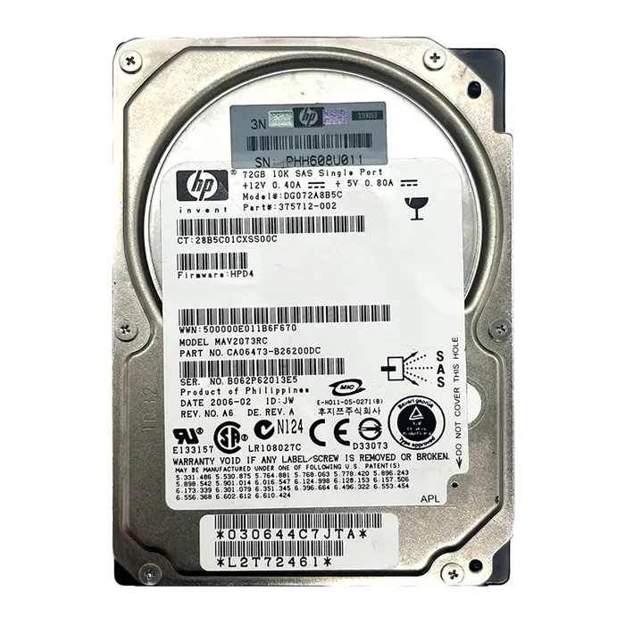 Fujitsu CA06473-B26200DC | 73GB 10000RPM SAS 3Gb/s 8MB Cache 2.5-Inch Hard Drive Refurbished - Fujitsu refurbished available on Gotodirect