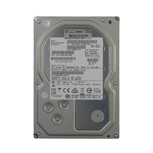 HP 861680-003 | 4TB 7200RPM SATA 6Gb/s 3.5-Inch Hard Drive Refurbished - Hewlett-Packard (ou HP en abrégé) refurbished available on Gotodirect