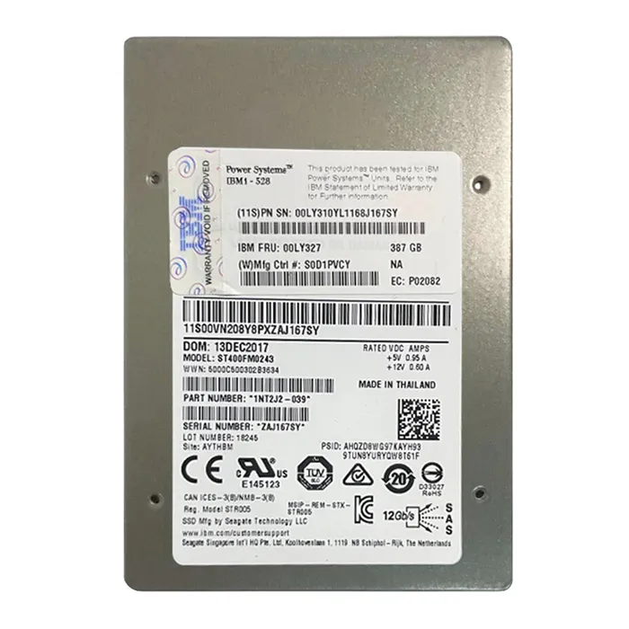 IBM 00LY327 | 387GB Multi-Level Cell SAS 12Gb/s 2.5-Inch Solid State Drive for pSeries Servers Refurbished -  refurbished available on Gotodirect