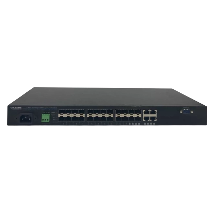 Black Box LGB5124A-R2 | 20 x Expansion Slots SFP + 4 x Ports Combo Gigabit/SFP Rack-mountable Layer 2 Managed Gigabit Ethernet Network Switch Refurbished -  refurbished available on Gotodirect