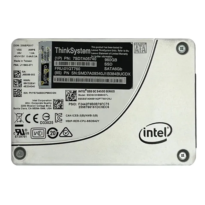 Lenovo 7SD7A05740 | 960GB Triple-Level Cell SATA 6Gb/s Hot Swappable 2.5-Inch Solid State Drive for ThinkSystem Refurbished - Lenovo refurbished available on Gotodirect
