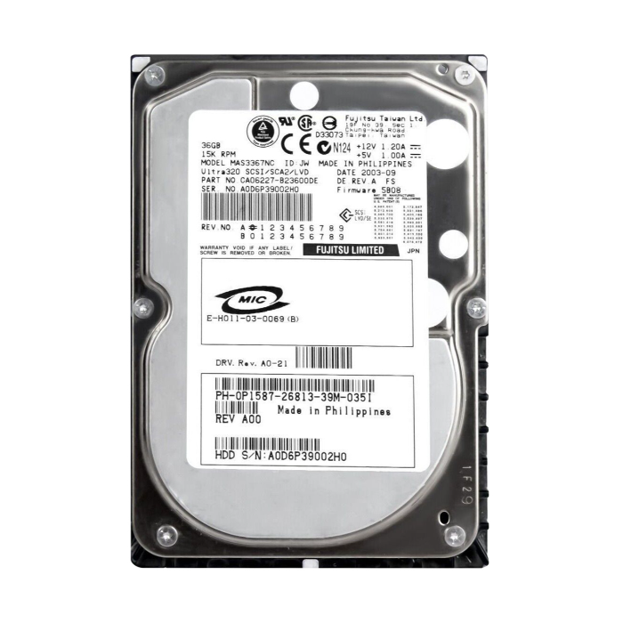 Dell 0P1587 | 36GB 15000RPM Ultra320 SCSI 3.5-Inch Hard Drive Refurbished - Dell refurbished available on Gotodirect