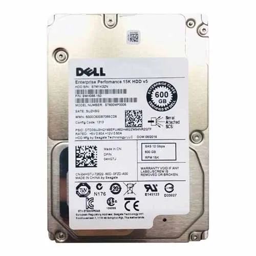 Dell 04HGTJ | 600GB 15000RPM SAS 12Gb/s Hot-Pluggable 2.5-Inch Hard Drive for PowerEdge Server & PowerVault Storage Array Refurbished - Dell refurbished available on Gotodirect