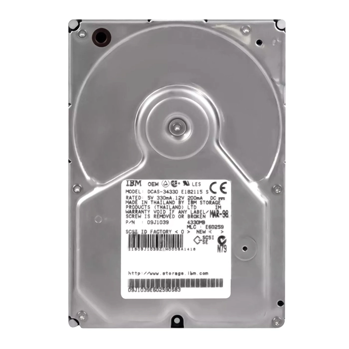 Buy IBM 09J1039 | 4GB 5400RPM Ultra SCSI 448KB Cache 3.5-Inch Hard Drive Refurbished - $159.44 IBM 09J1039 | 4GB 5400RPM Ultra SCSI 448KB Cache 3.5-Inch Hard Drive Refurbished - refurbished available on Gotodirect