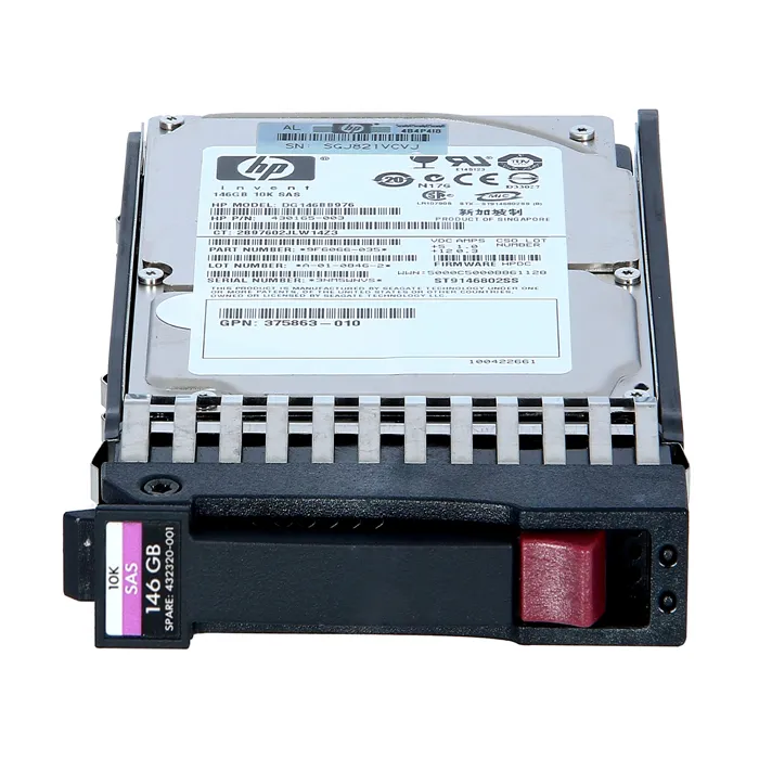 HP 432320-001 | 146GB 10000RPM SAS 3Gb/s Hot Swappable 2.5-Inch Hard Drive Refurbished - Hewlett-Packard (ou HP en abrégé) refurbished available on Gotodirect