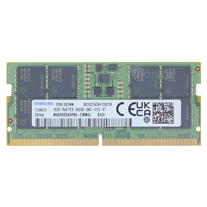 Samsung M425R2GA3PB0-CWMOL | 16GB DDR5-5600MHz PC5-44800 Non-ECC Unbuffered SODIMM CL46 1Rx8 1.1V 262-Pin Memory Module Refurbished - Samsung refurbished available on Gotodirect