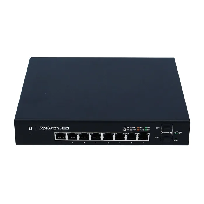 Ubiquiti ES-8-150W | EdgeSwitch 8-Port 150-Watt Managed PoE+ Gigabit Switch Refurbished - Ubiquiti refurbished available on Gotodirect