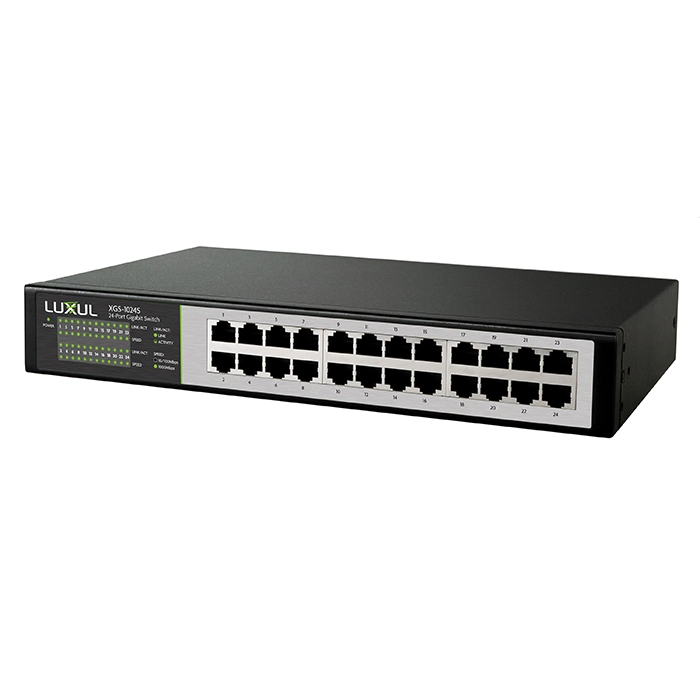 Luxul XGS-1024S | 24-Port Gigabit Flex Mount Switch Refurbished -  refurbished available on Gotodirect