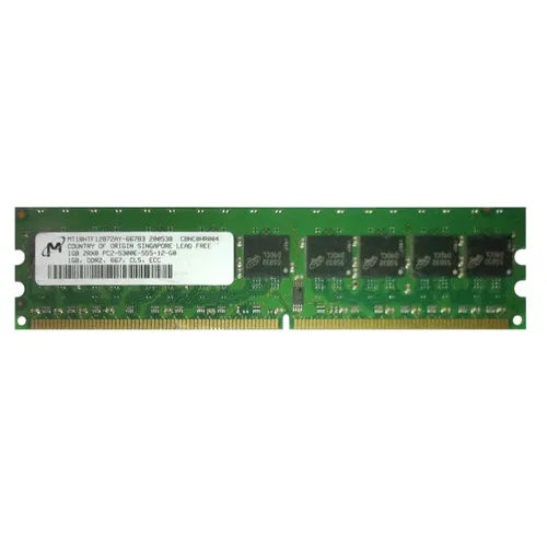 Micron MT18HTF12872AY-667B3 | 1GB DDR2-667MHz PC2-5300 ECC Unbuffered UDIMM CL5 2Rx8 1.8V 240-Pin Memory Module Refurbished -  refurbished available on Gotodirect