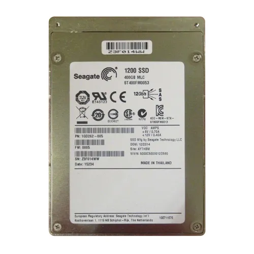 Seagate ST400FM0053 | 1200 Series 400GB Multi-Level-Cell SAS 12Gb/s 2.5-Inch Solid State Drive Refurbished - Seagate refurbished available on Gotodirect