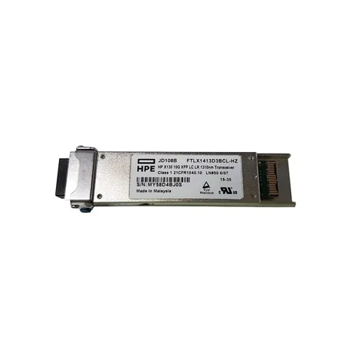HP JD108-61001 | X130 10Gb/s 10GBase-LR Single-Mode Fibre 1310nm 10km Duplex LC Connector XFP Transceiver Module Refurbished - Hewlett-Packard (ou HP en abrégé) refurbished available on Gotodirect