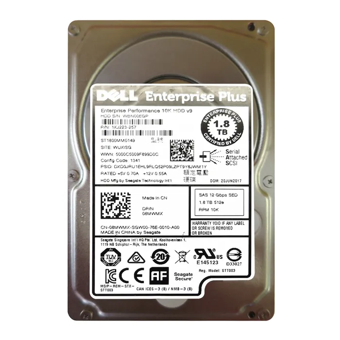 Seagate ST1800MM0149 | Enterprise Performance 10K 1.8TB 10000RPM SAS 12Gb/s 256MB Cache (512e) 2.5-Inch Hard Drive Refurbished - Seagate refurbished available on Gotodirect