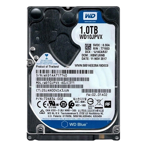 Western Digital WD10JPVX-60JC3T1 | Blue 1TB 5400RPM SATA 6Gb/s 8MB Cache 2.5-inch Hard Drive Refurbished - Western Digital refurbished available on Gotodirect