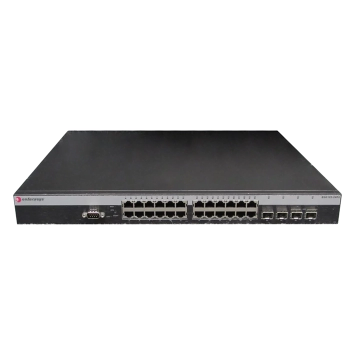 Enterasys B5K125-24P2-G | Networks B5K125-24P2 Ethernet Switch 24-Port 4 Slot 24 10/100/1000Base-T 2 x Expansion Slot 2 x SFP (mini-GBIC) Refurbished -  refurbished available on Gotodirect