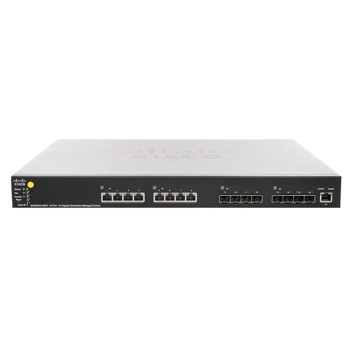 Cisco SG500XG-8F8T-K9-G5 | 500 SG500XG-8F8T 8 x Ports 10GBase-T + 8 x Ports SFP+ Layer 3 Managed Rack-Mountable Stackable Gigabit Ethernet Network Switch Refurbished - Cisco Systems Inc. refurbished available on Gotodirect