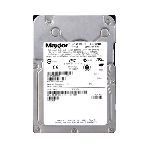 Dell 0T4363 | 146GB 15000RPM Ultra320 SCSI Hot-Pluggable 8MB Cache 80-Pin 3.5-Inch Hard Drive for PowerEdge & PowerVault Servers Refurbished - Dell refurbished available on Gotodirect
