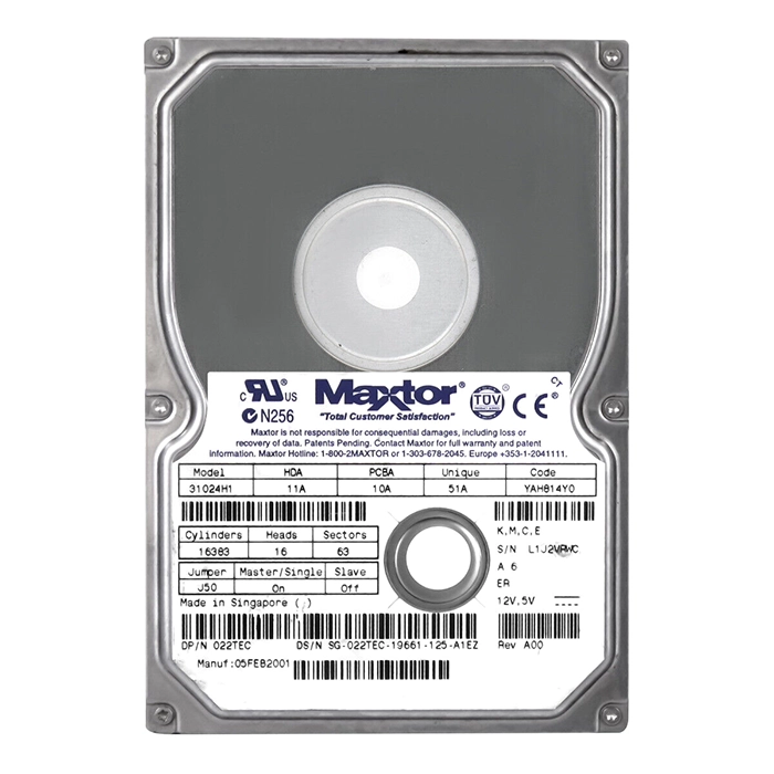 Maxtor 31024H1 | DiamondMax VL 40 10.2GB 5400RPM ATA-100 2MB Cache 3.5-Inch Hard Drive Refurbished -  refurbished available on Gotodirect