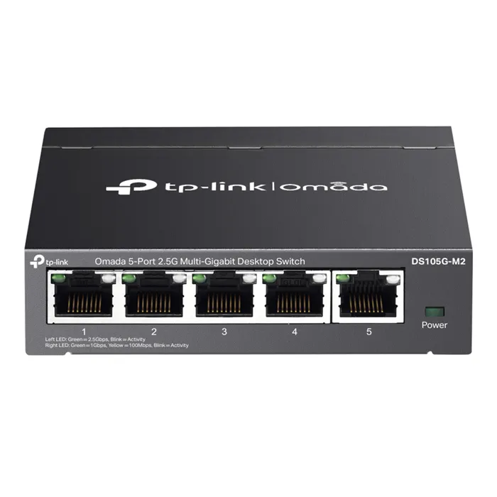 TP-LINK DS105G-M2 | Omada 5-Port 2.5G Multi-Gigabit Unmanaged Desktop Switch Refurbished - TP-Link refurbished available on Gotodirect