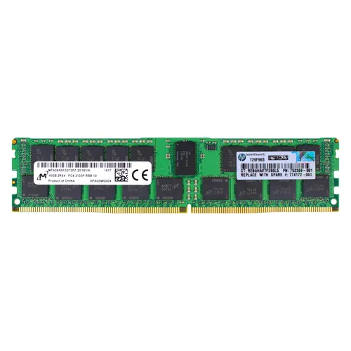 HP 774172-001 | 16GB DDR4-2133MHz PC4-17000 ECC Registered RDIMM CL15 2Rx4 1.2V 288-Pin Memory Module Refurbished - Hewlett-Packard (ou HP en abrégé) refurbished available on Gotodirect