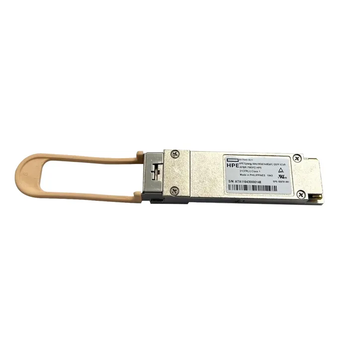 HP 826761-001 | 40Gb/s 40GBase-SR4 Multi-mode Fibre 850nm 150m Fibre Channel MPO Connector QSFP+ Transceiver Module Refurbished - Hewlett-Packard (ou HP en abrégé) refurbished available on Gotodirect