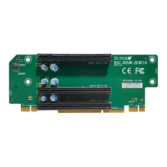 Supermicro RSC-R2UW-2E8E16 | PCI Express x8 & PCI Express x16 WIO 2U Riser Card Refurbished -  refurbished available on Gotodirect