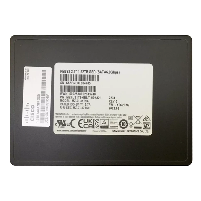 Cisco UCS-SD19T6S1X-EV | 1.92TB SATA 6Gb/s 2.5-inch Solid State Drive Refurbished - Cisco Systems Inc. refurbished available on Gotodirect