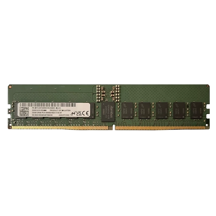 Micron MTC20F2085S1RC56BD1R | 32GB DDR5-5600MHz PC5-44800 ECC Registered RDIMM CL46 2Rx8 1.1V 288-Pin  Memory Module Refurbished -  refurbished available on Gotodirect