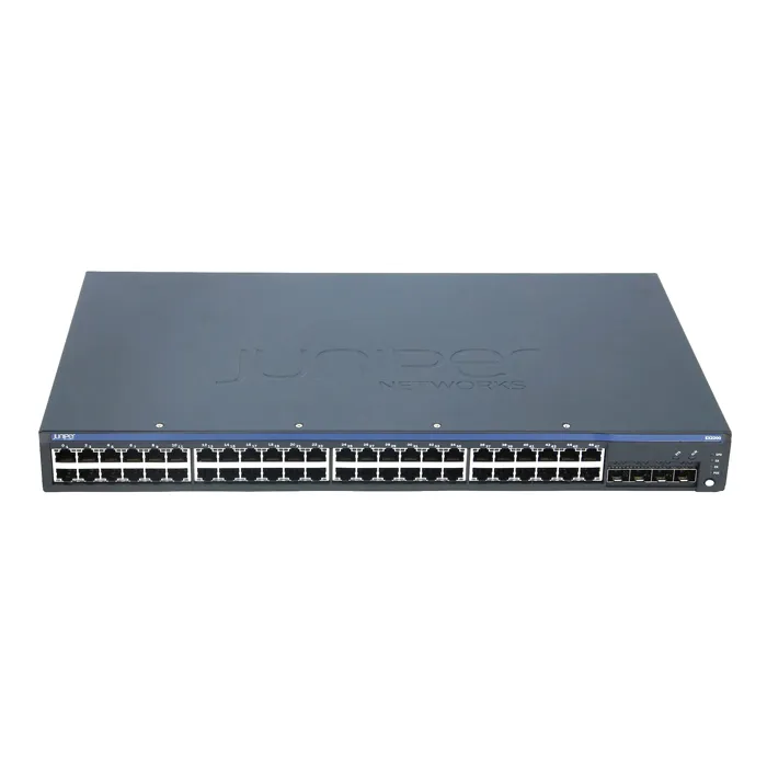 Buy Juniper EX2200-48T-4G | EX2200 Series 48 x Ports 10/100/1000Base-T + 4 x SFP Uplink Ports Layer 3 Managed 1U Rack-mountable Gigabit Ethernet Network Switch Refurbished - $292.61 Juniper EX2200-48T-4G | EX2200 Series 48 x Ports 10/100/1000Base-T + 4 x SFP Uplink Ports Layer 3 Managed 1U Rack-mountable Gigabit Ethernet Network Switch Refurbished - refurbished available on Gotodirect