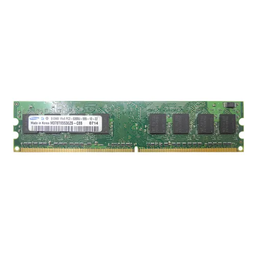 Samsung M378T6553EZS-CE6 | 512MB DDR2-667MHz PC2-5300 Non-ECC Unbuffered UDIMM CL5 1Rx8 1.8V 240-Pin Memory Module Refurbished - Samsung refurbished available on Gotodirect