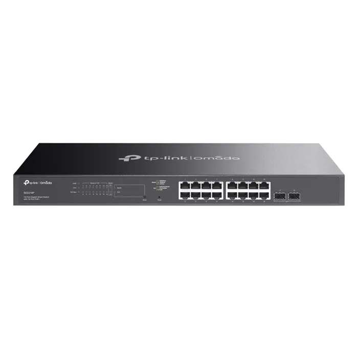 TP-LINK SG2218P | Omada 18-Port Gigabit Smart Switch with 16-Port PoE+ Refurbished - TP-Link refurbished available on Gotodirect
