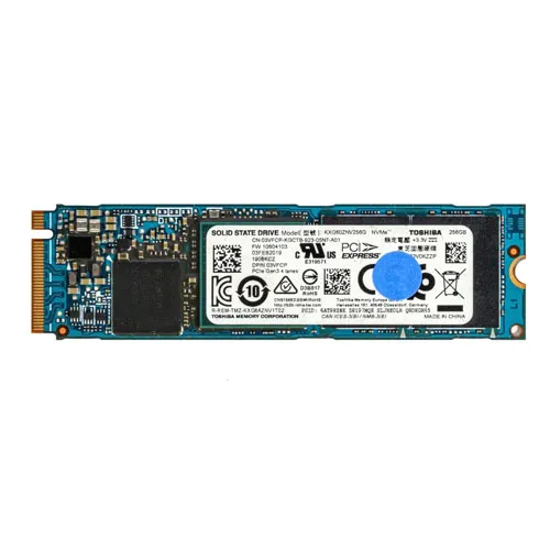 KIOXIA KXG60ZNV256G | XG6 Series 256GB Triple-Level Cell PCI Express NVMe 3.1 x4 M.2 2280 Solid State Drive Refurbished -  refurbished available on Gotodirect