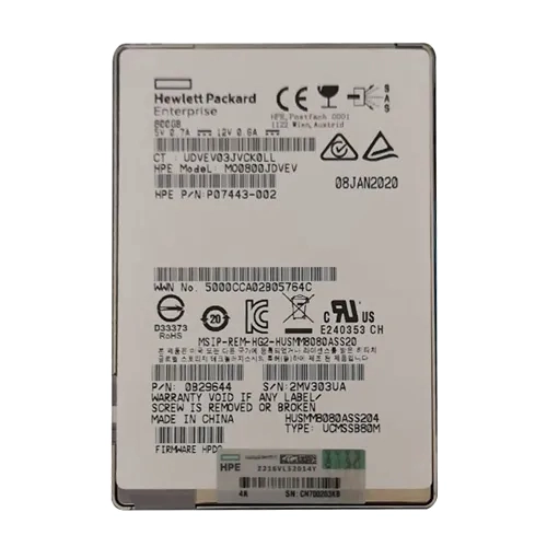 HP P07443-002 | 800GB SAS 12Gb/s Write Intensive 2.5-inch Solid State Drive Refurbished - Hewlett-Packard (ou HP en abrégé) refurbished available on Gotodirect