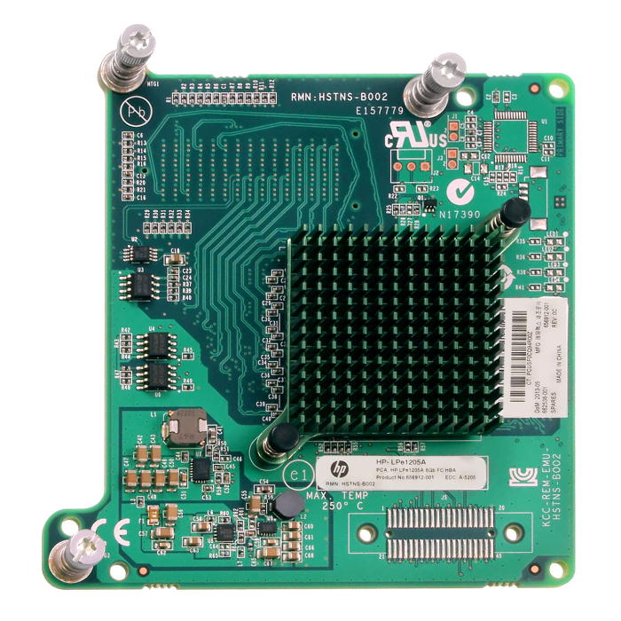 HP 662538-001 | LPE1205A 8GB Fibre Channel Host Bus Adapter OPT Refurbished - Hewlett-Packard (ou HP en abrégé) refurbished available on Gotodirect