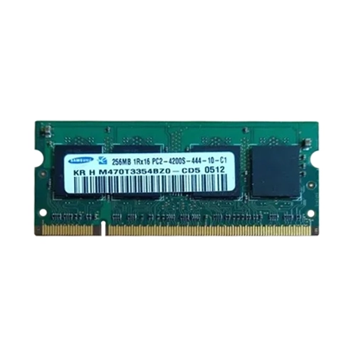Samsung M470T3354BZO-CD5 | 256MB DDR2-533MHz PC2-4200 Non-ECC Unbuffered SODIMM CL4 1Rx16 1.8V 200-Pin Memory Module Refurbished - Samsung refurbished available on Gotodirect