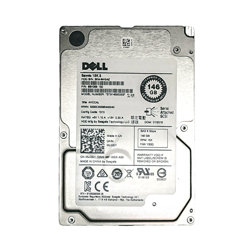Dell 5JDD1 | 146GB 15000RPM SAS 12Gb/s 2.5-Inch Hard Drive Refurbished - Dell refurbished available on Gotodirect