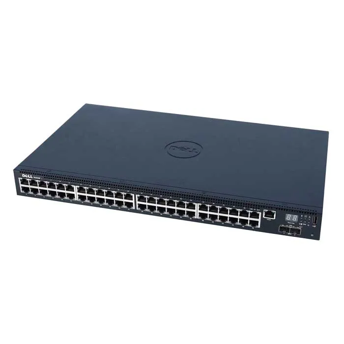 Dell DMD5F | EMC PowerSwitch N2000 Series N2048 48 x 10/100/1000Base-T RJ-45 and 2 x 10GbE SFP+ and 2 x Stacking Ports Layer 3 Managed Gigabit Ethernet Network Switch Refurbished - Dell refurbished available on Gotodirect