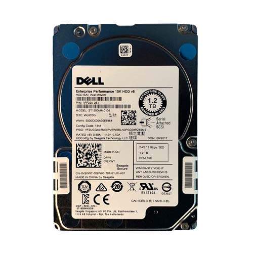 Dell 0V2KWT | 1.2TB 10000RPM SAS 12Gb/s Hot-Pluggable 64MB Cache 2.5-Inch Hard Drive for PowerEdge Servers Refurbished - Dell refurbished available on Gotodirect